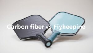 Palas Pickleball: fibra de carbono vs fibra de vidrio