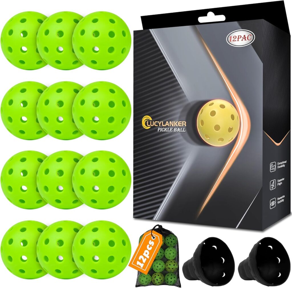 Pelotas de Pickleball Lucylanker para Exteriores, análisis y opiniones